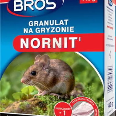 BROS - Nornit granulat na gryzonie 140g