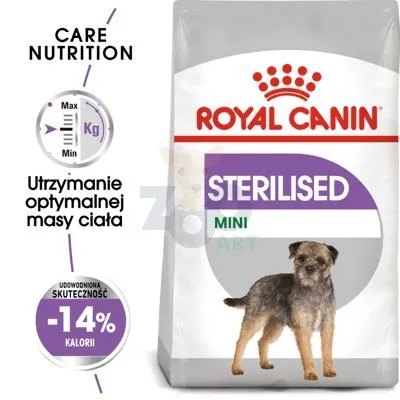 ROYAL CANIN CCN Mini Sterilised 1kg karma sucha dla psów dorosłych, ras małych, sterylizowanych