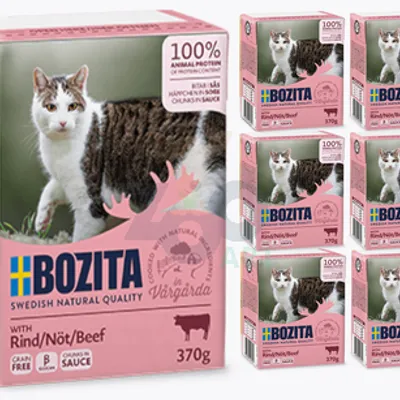 BOZITA Cat Wołowina W Sosie 6 x 370g