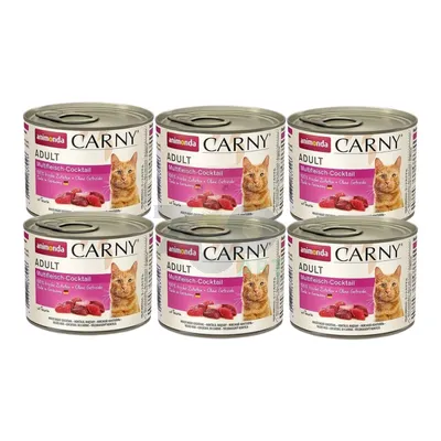 ANIMONDA Cat Carny Adult smak: multi koktajl mięsny 6 x 200g