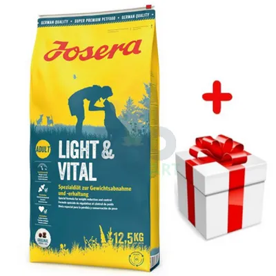 JOSERA Light & Vital 12,5kg + niespodzianka dla psa GRATIS!