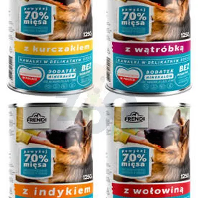 Frendi kawałki w delikatnym sosie Mix smaków 32x1250g