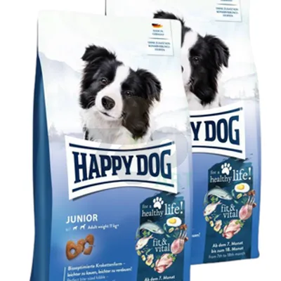 HAPPY DOG FitVital Junior, sucha karma, dla szczeniąt, 7-18 miesięcy, 2x10 kg