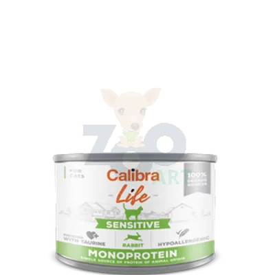 CALIBRA Cat Life Sensitive Rabbit 200g