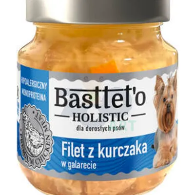 Basttet'o Holistic filet z kurczaka w galerecie dla psów 130g