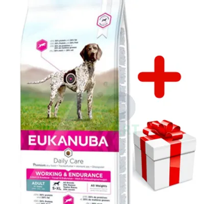 Eukanuba  performance working & endurance 15kg + niespodzianka dla psa GRATIS!