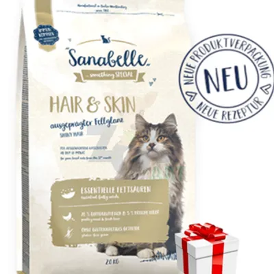 BOSCH Sanabelle Hair & Skin 10kg + Niespodzianka dla kota GRATIS