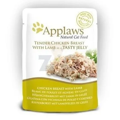 Applaws Natural Cat Food Pierś z Kurczaka z Jagnięciną w Galaretce 70g SASZETKA