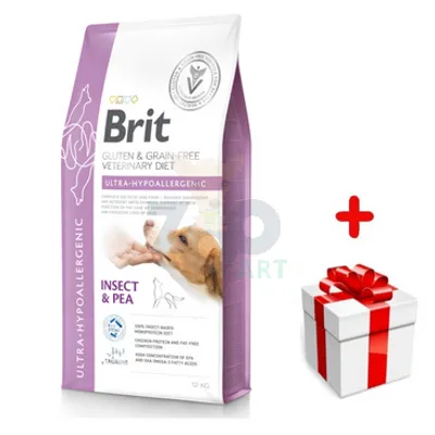 BRIT GF Veterinary Diets Dog Ultra-Hypoallergenic Insect 12kg  + niespodzianka dla psa GRATIS!