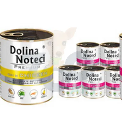 Dolina Noteci PREMIUM bogata w kurczaka i indyka 24x800g