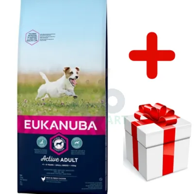 Eukanuba adult small breed chicken 15kg + niespodzianka dla psa GRATIS!