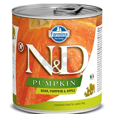 Farmina N&D Pumpkin Grain Free canine BOAR, PUMPKIN & APPLE ADULT KARMA MOKRA 285g