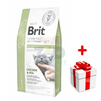 Brit gf veterinary diets cat diabetes 2kg + niespodzianka dla kota GRATIS!