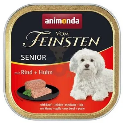 ANIMONDA Dog Vom Feinsten Senior smak: wołowina z kurczakiem 150g