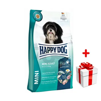 HappyDog Mini Adult 4kg + niespodzianka dla psa GRATIS!