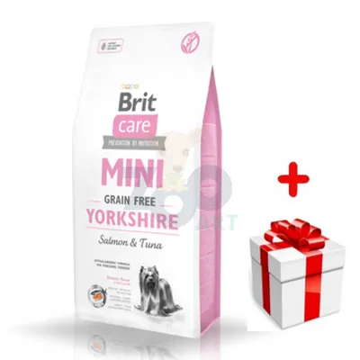 BRIT CARE Mini Grain-Free Yorkshire 2kg + niespodzianka dla psa GRATIS!