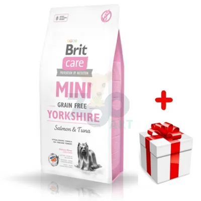 BRIT CARE Mini Grain-Free Yorkshire 400g + niespodzianka dla psa GRATIS!