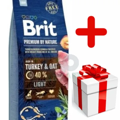 Brit Premium By Nature Light 15kg + niespodzianka dla psa GRATIS!