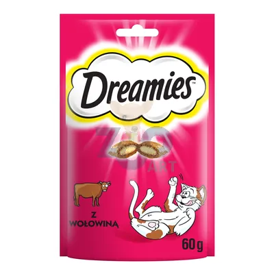 DREAMIES 60g - przysmak dla kota z wyśmienitą wołowiną