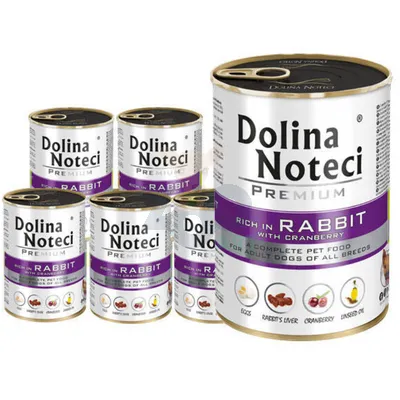 Dolina Noteci Premium Królik z żurawiną 24x400g