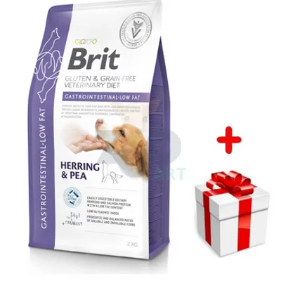 BRIT GF Veterinary Diets dog Gastrointestinal-Low Fat 2kg + niespodzianka dla psa GRATIS!