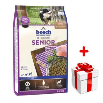 Bosch Senior (nowa receptura) 2,5kg  + niespodzianka dla psa GRATIS