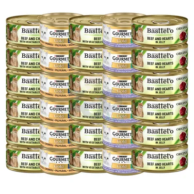 Purina Gourmet + Basttet'o 30x85g