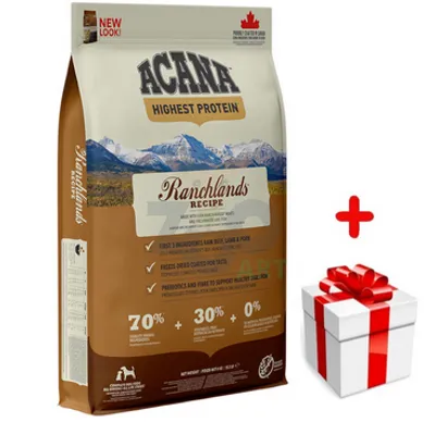 ACANA Ranchlands Dog 6kg + niespodzianka dla psa GRATIS!