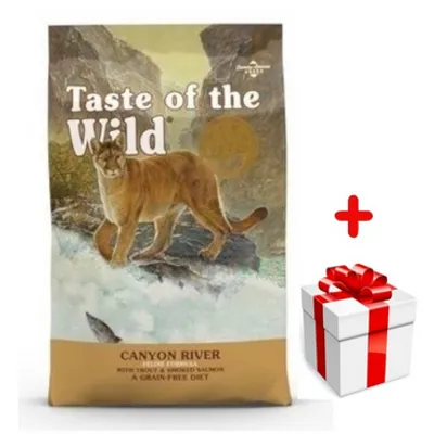 TASTE OF THE WILD Canyon River Cat 6,6kg + niespodzianka dla kota GRATIS!