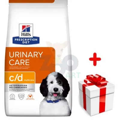 HILL'S PD Prescription Diet Canine c/d Urinary Care 1,5kg + niespodzianka dla psa GRATIS!