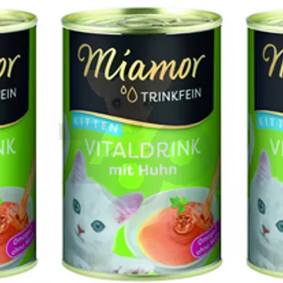 Miamor VitalDrink Kitten z kurczakiem 3x135ml