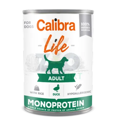 CALIBRA Dog Life Adult Duck with Rice 400g