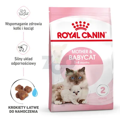 ROYAL CANIN  Mother&Babycat 4kg karma sucha dla kotek w okresie ciąży, laktacji i kociąt od 1 do 4 miesiąca życia