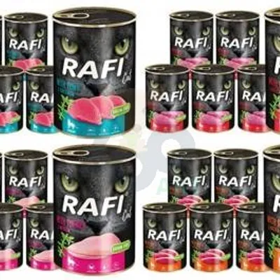 DOLINA NOTECI RAFI Cat Adult Mix smaków 24x400g