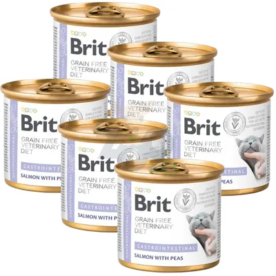 Brit gf veterinary diets cat Gastrointestinal 6x200g