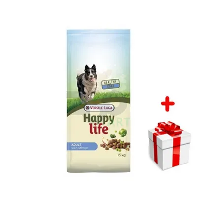 VERSELE-LAGA Happy Life Adult Salmon 15kg  + niespodzianka dla psa GRATIS!