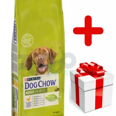 PURINA Dog Chow Adult Chicken 14kg + niespodzianka dla psa GRATIS!