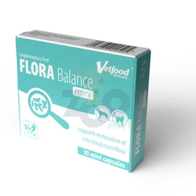 VETFOOD FLORA Balance mini 30 kapsułek