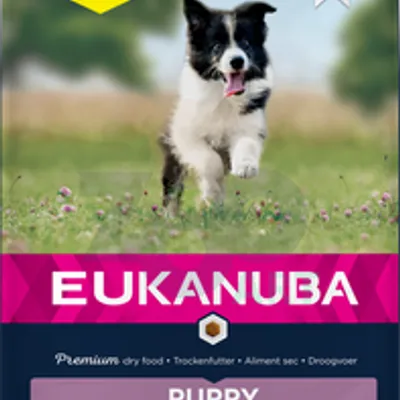 EUKANUBA Puppy&Junior Small/Medium Lamb&Rice 12kg +2kg GRATIS