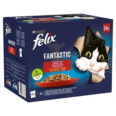 FELIX Fantastic Wiejskie Smaki w galaretce: 24x85g