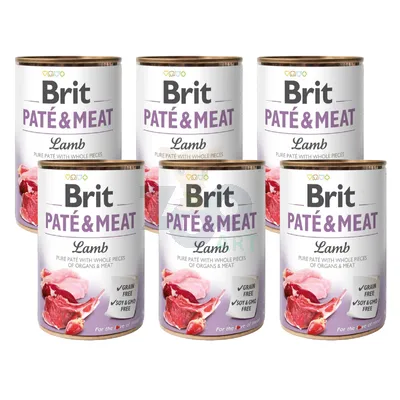 BRIT PATE & MEAT LAMB 6x400g