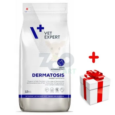 VETEXPERT Dog Dermatosis Rabbit&Potato 12kg + niespodzianka dla psa GRATIS!