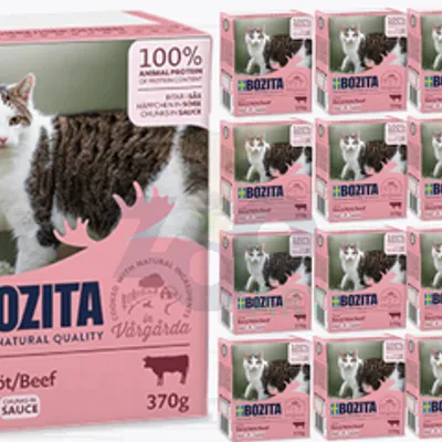 BOZITA Cat Wołowina W Sosie 16 x 370g