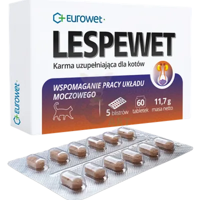 EUROWET Lespewet 60tabl dla kotów