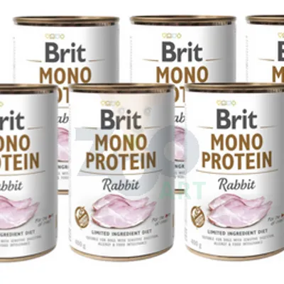 BRIT MONO PROTEIN RABBIT 6x400g