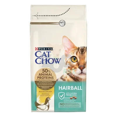 PURINA Cat Chow Hairball Karma bogata w kurczaka 1,5kg