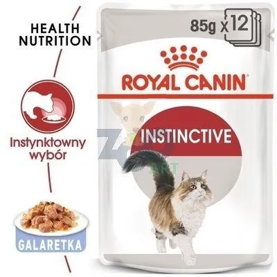 ROYAL CANIN  Instinctive 12x85g w galaretce karma mokra w galaretce dla kotów dorosłych, wybrednych