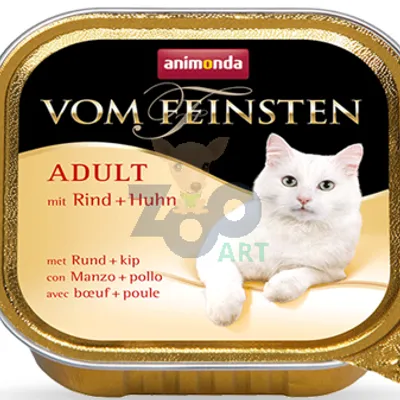 ANIMONDA Cat Vom Feinsten adult cat smak: wołowina + kurczak 100g