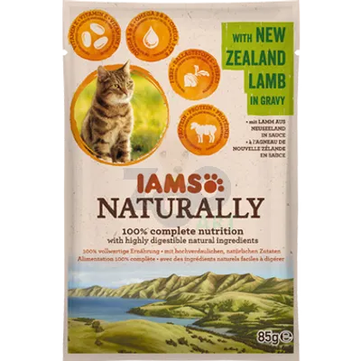 IAMS - Naturally z Jagnięciną nowozelandzką w sosie 85g