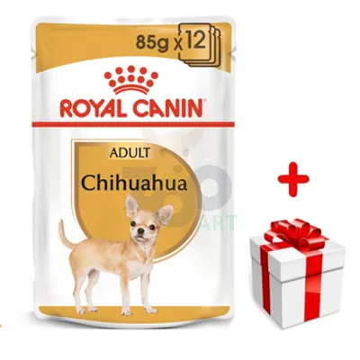 ROYAL CANIN Chihuahua Adult 12x85g karma mokra - pasztet, dla psów dorosłych rasy  + niespodzianka dla psa GRATIS